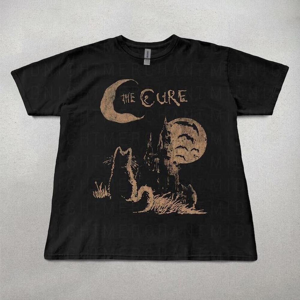 Black Cotton The Cure Band Tee